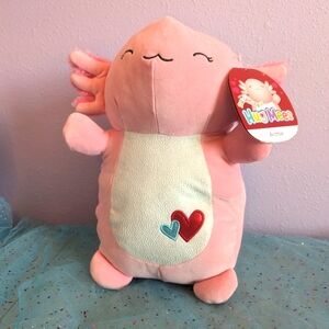 Squishmallows Archie the Axolotl Valentine's Day Hugmee